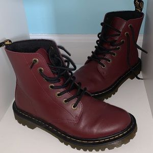 Maroon Doc Martens Size 7